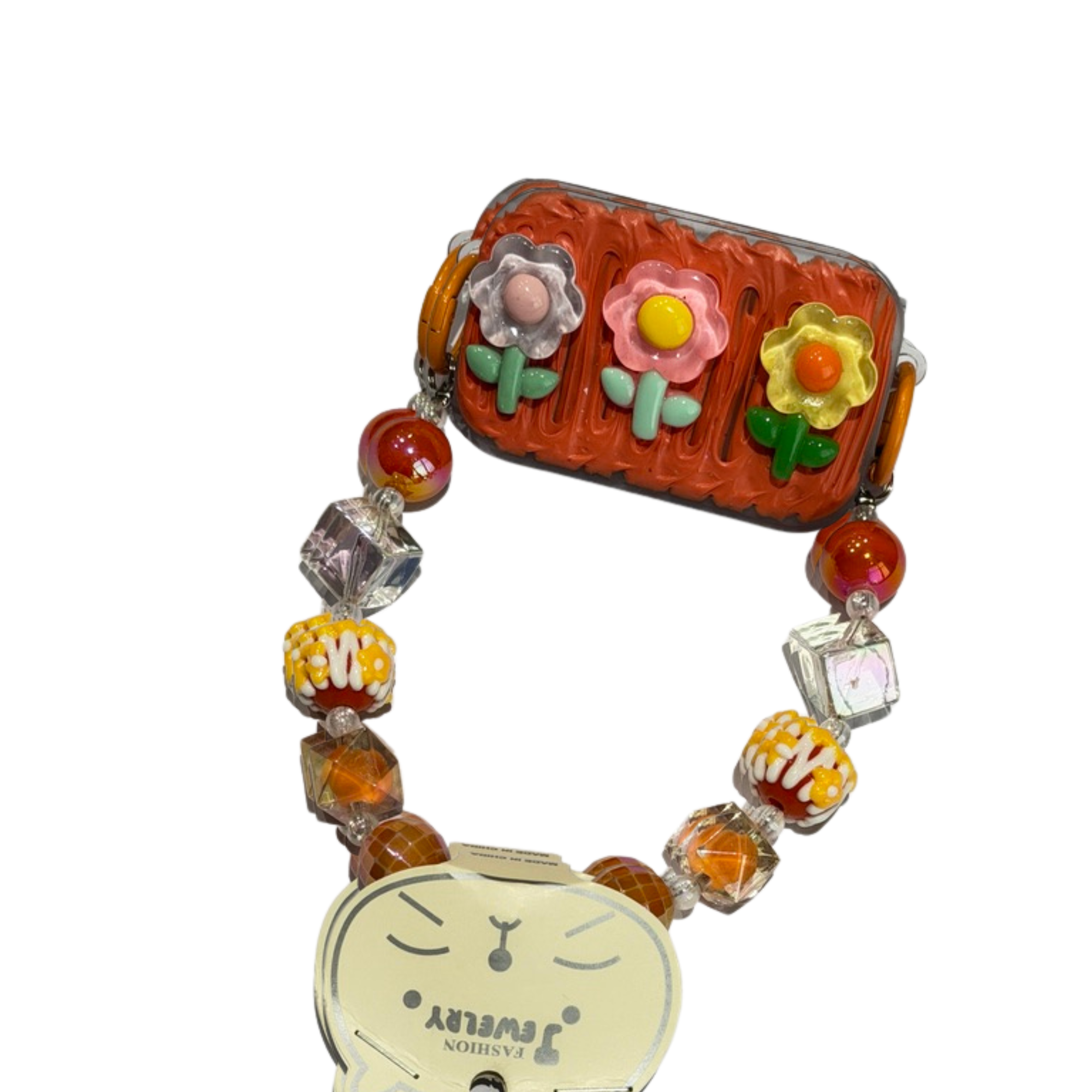 Orange Flowers Charm