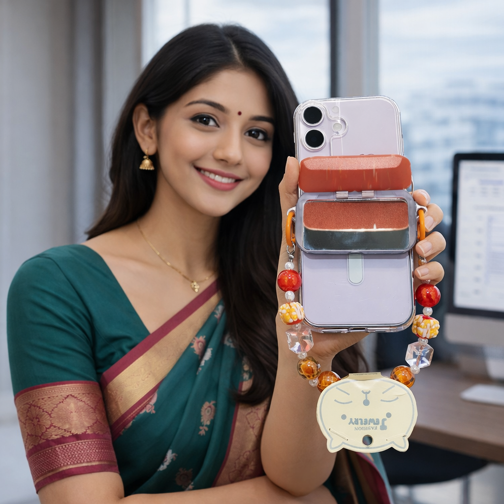 Orange Flowers Charm