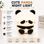 Cute Panda Rechargeable Silicone LED Night Light | Touch Lamp