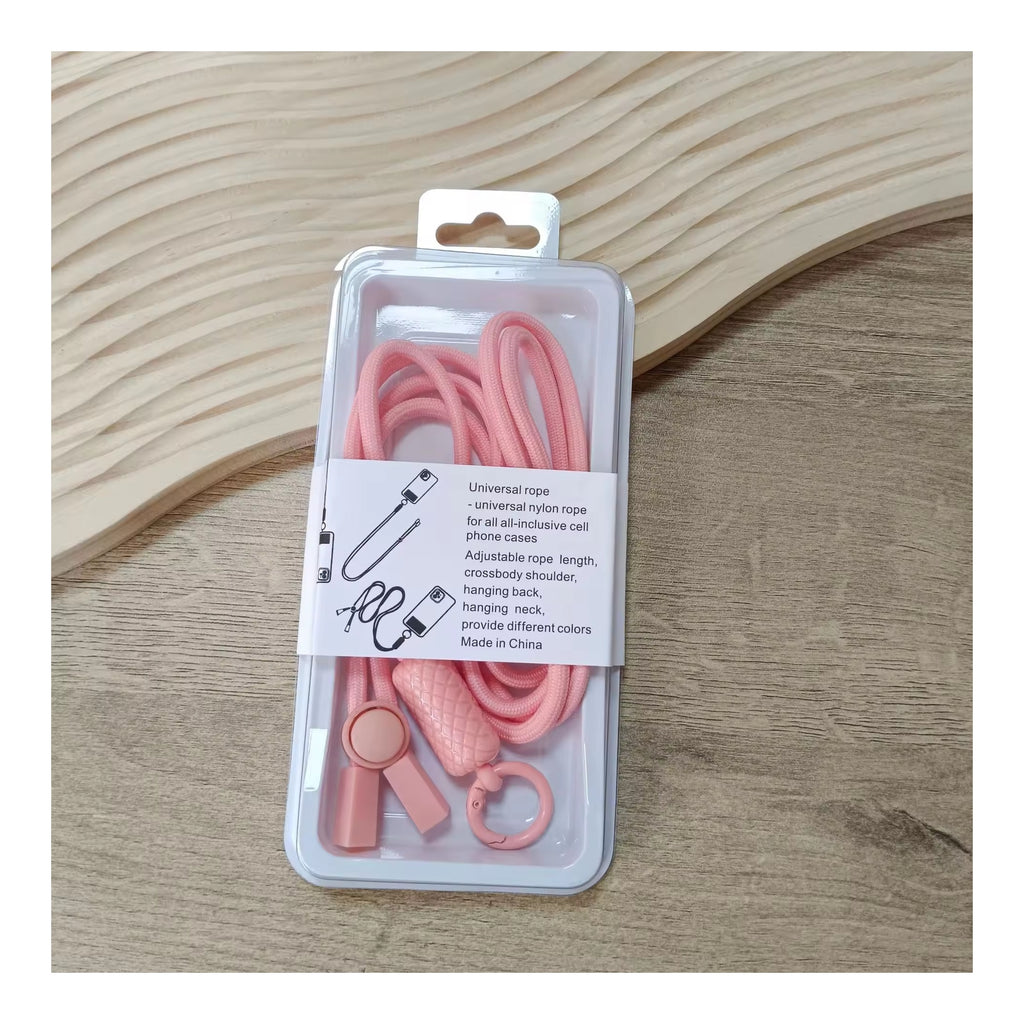 Peach Crossbody Phone Lanyard