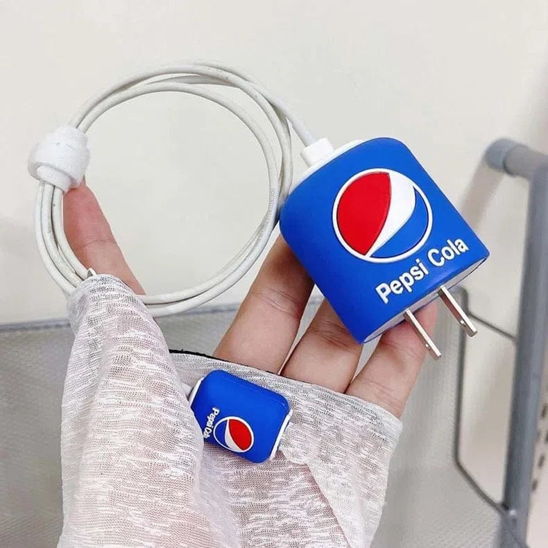 Pepsi Cola Charger & Cable Protective Case
