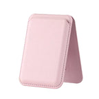 Premium Magnetic Leather Card Holder | N52 Magnet & RFID Block - Pink