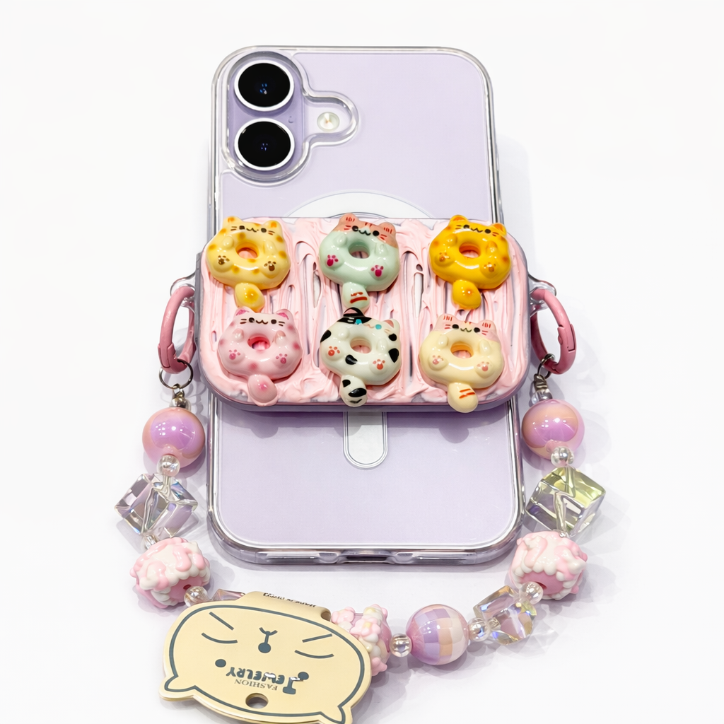 Pink Donuts Charm