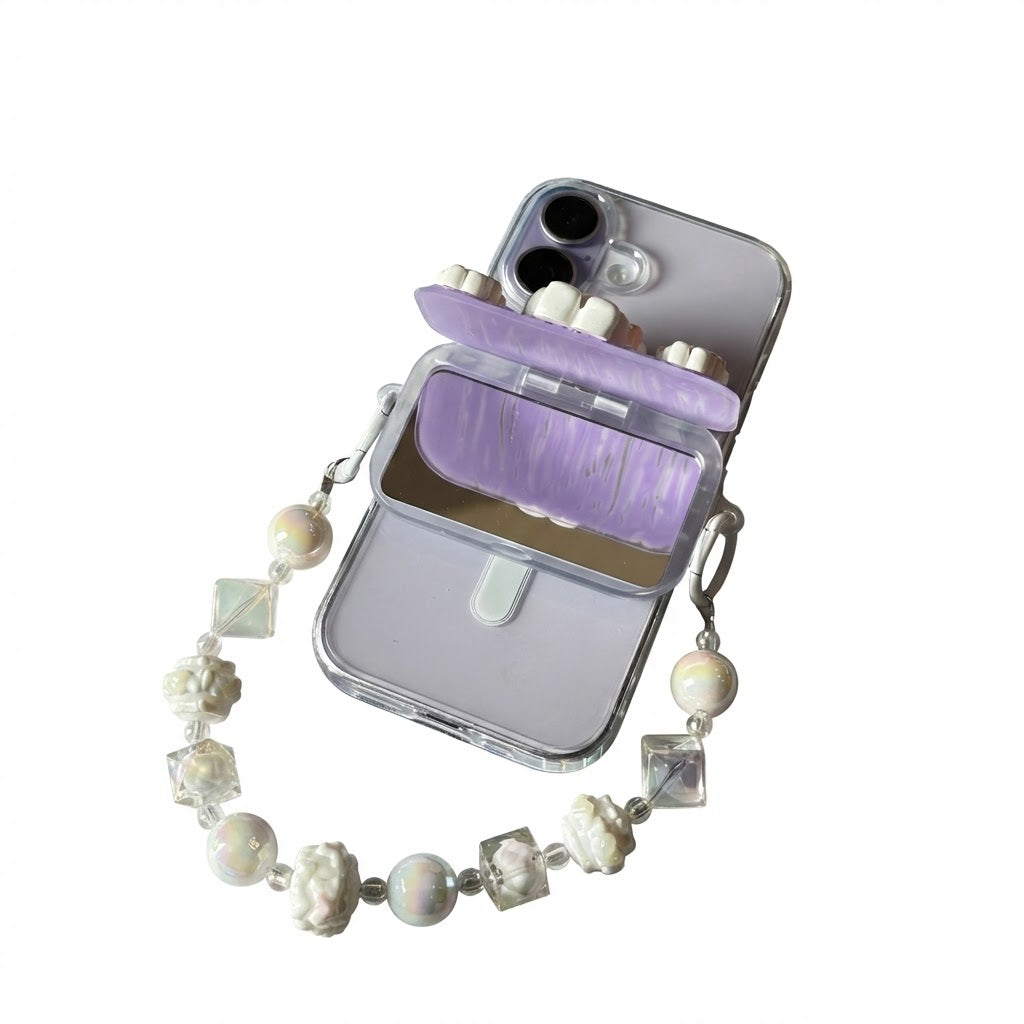 Purple 3 Dolls Charm