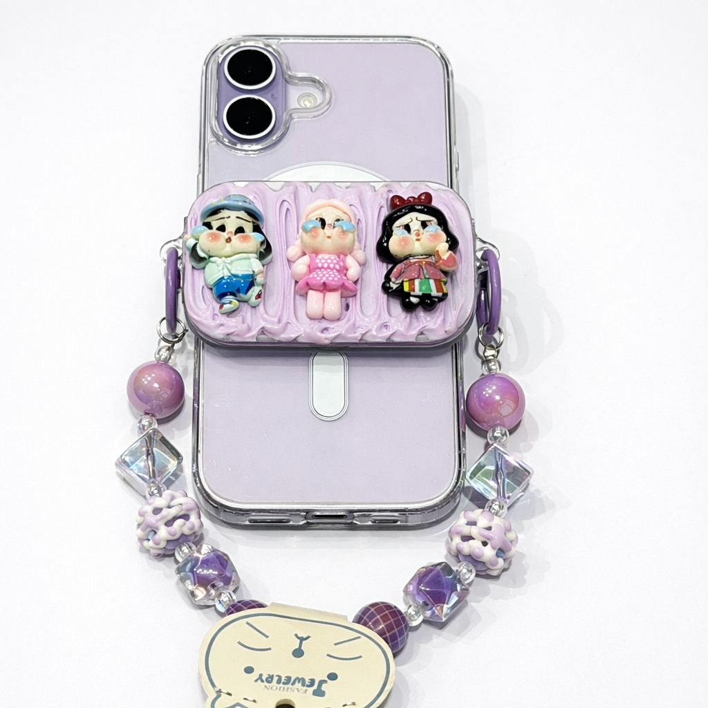 Purple Cry Baby Charm