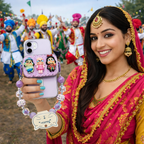 Purple Cry Baby Charm