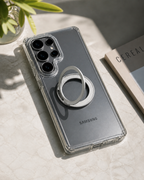 Samsung Magsafe 360 Rotating HaloGrip Clear Case