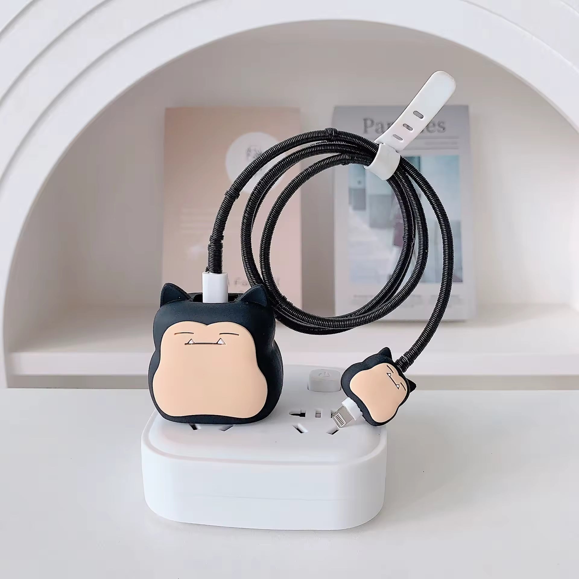 Snorlax Charger & Cable Protective Case