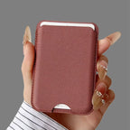 Slim Textile MagSafe Card Holder – 4 Cards | N52 Magnetic - Brown