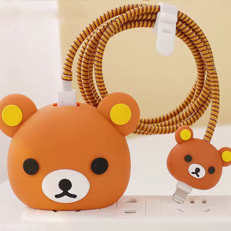 Teddy Charger & Cable Protective Case