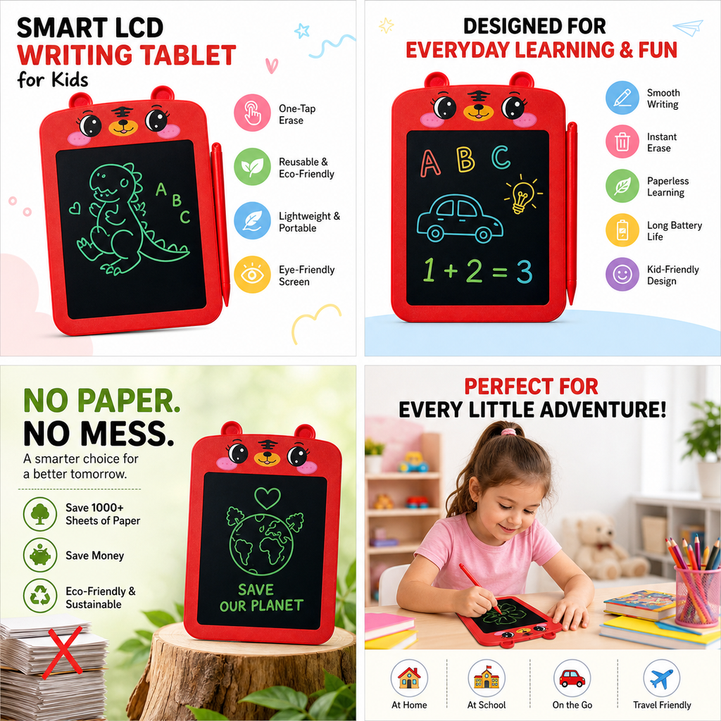 Tiger Kids LCD Writing Tablet