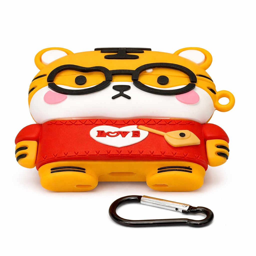 Cute Tiger Silicone Airpod Pro 2 Case