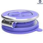 Magnetic Vacuum Phone Mount Holder – Ultra Thin, 20KG Hold, 360° Rotation (Purple)