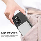 Premium Magnetic Leather Card Holder | N52 Magnet & RFID Block - Ivory
