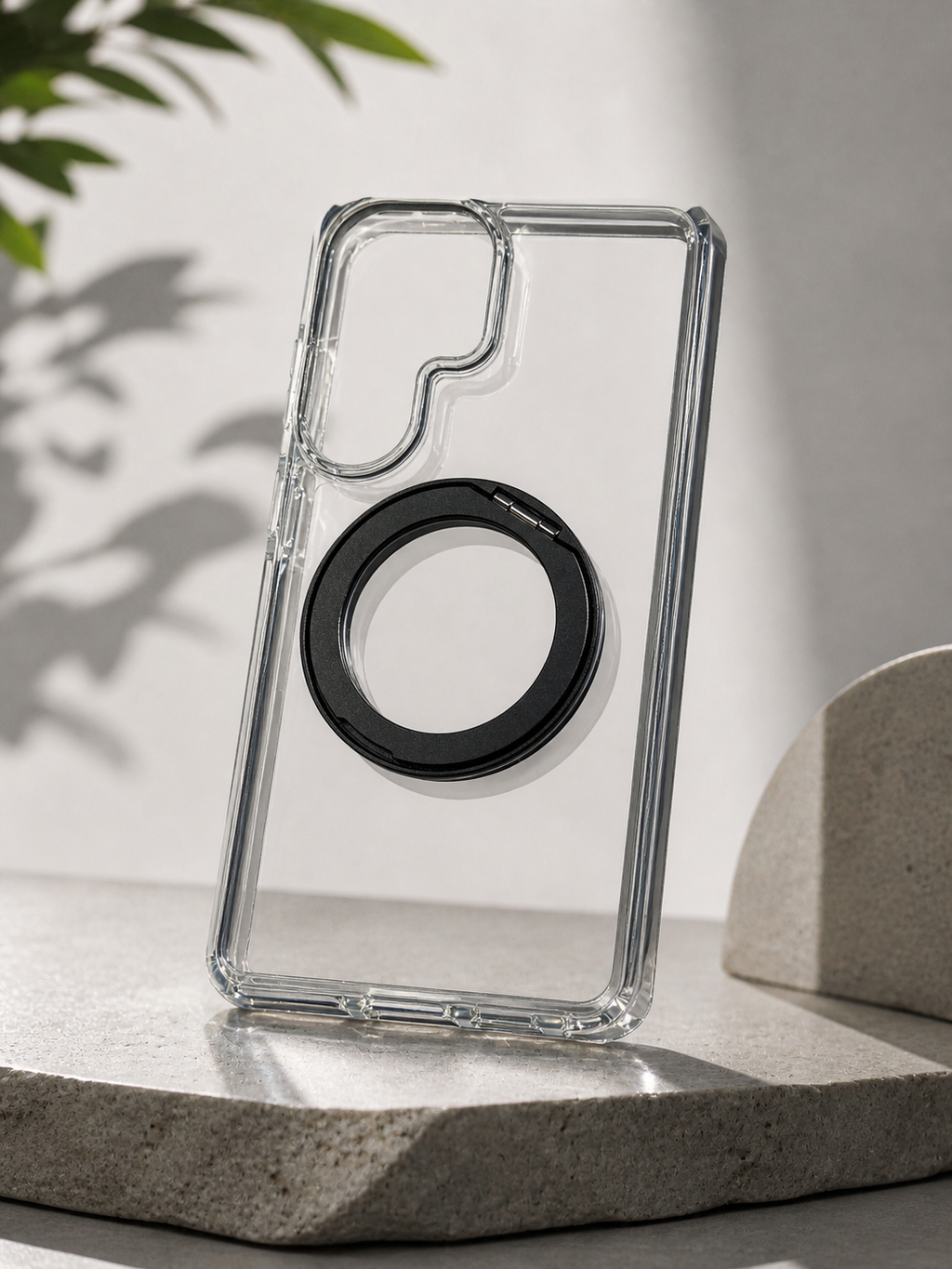 Samsung Magsafe 360 Rotating HaloGrip Clear Case