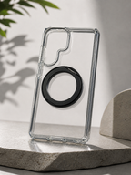 Samsung Magsafe 360 Rotating HaloGrip Clear Case