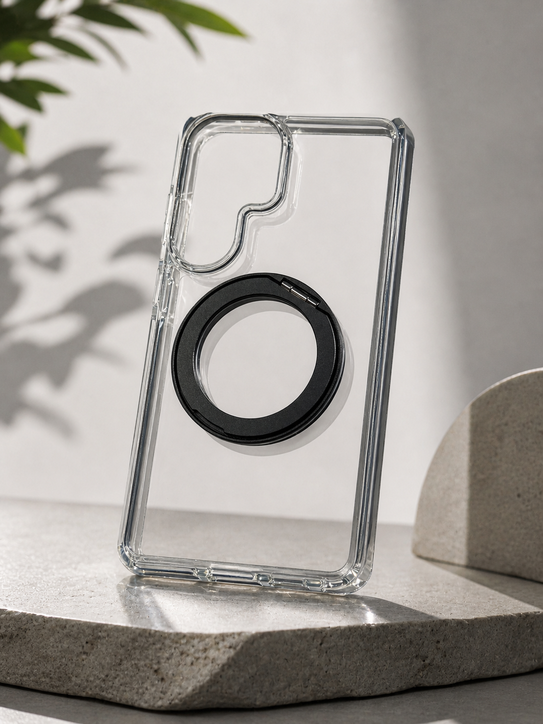 Samsung Magsafe 360 Rotating HaloGrip Clear Case