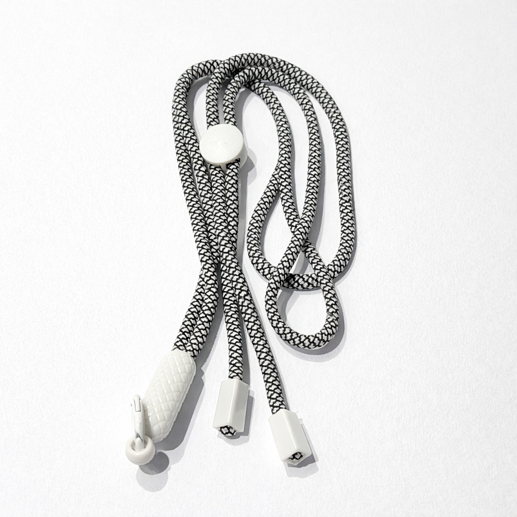 Black & White Lanyard Crossbody Phone Lanyard