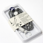 Black & White Lanyard Crossbody Phone Lanyard