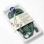 Forest Green, Blue & White Crossbody Phone Lanyard