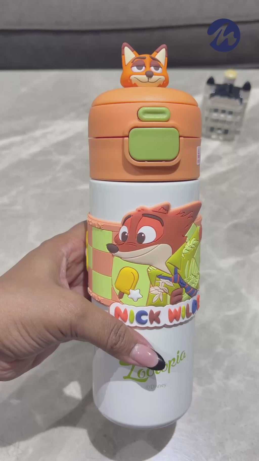 Zootopia Nick Wilde Kids Insulated Water Bottle