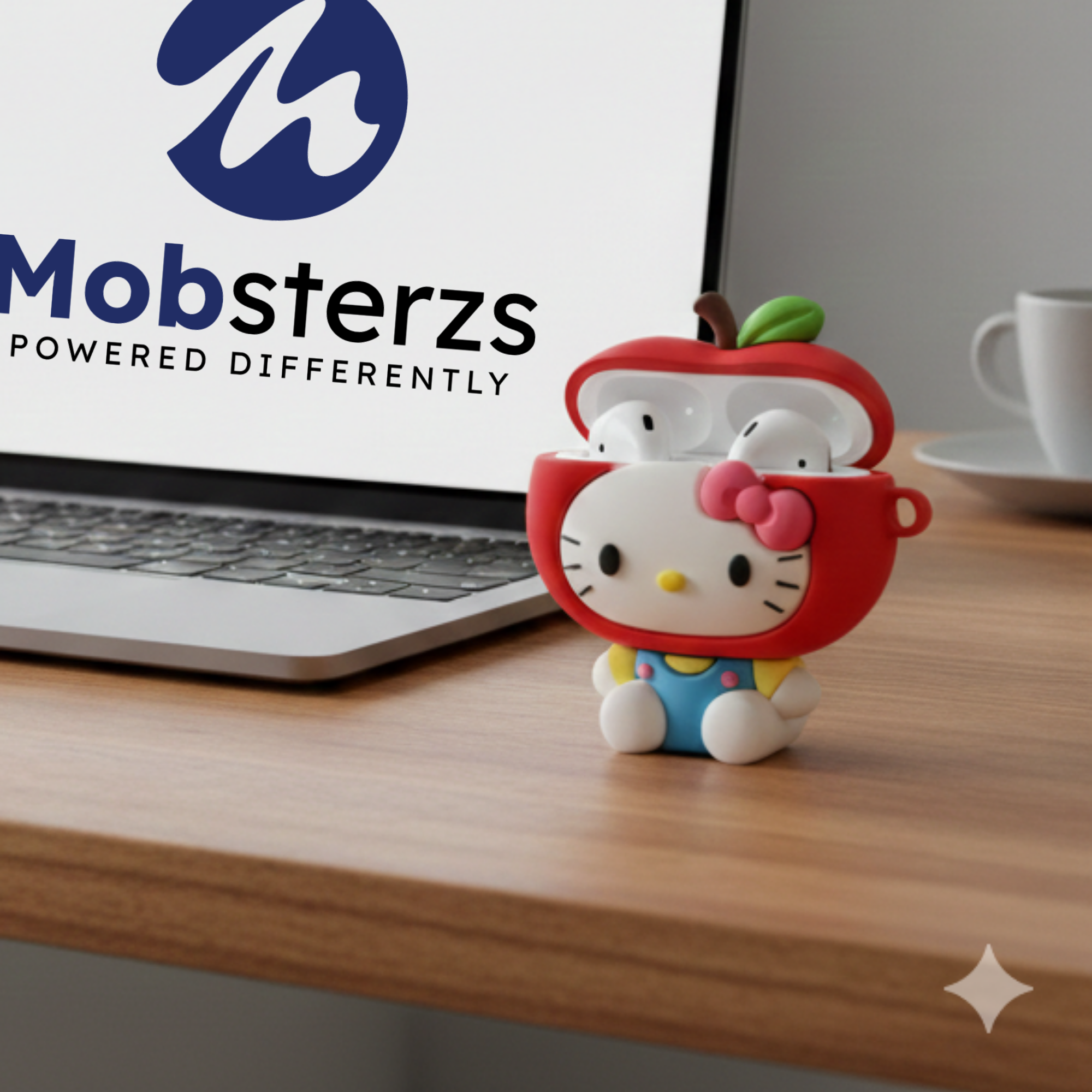 Hello Kitty Red Apple Airpod case