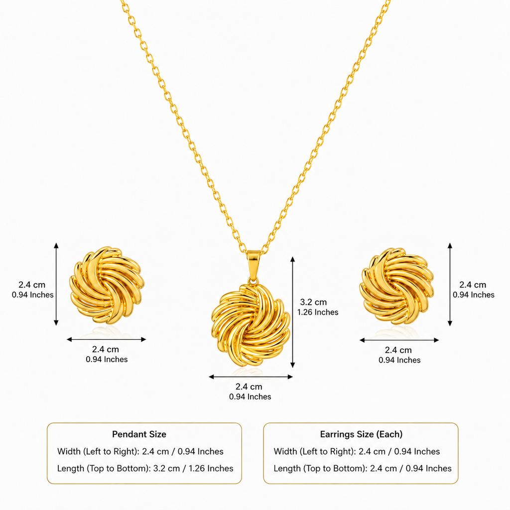 Aurora Swirl Pendant Set