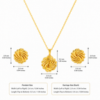 Aurora Swirl Pendant Set
